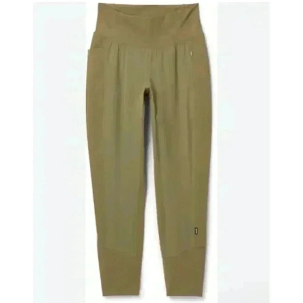 REI Coop Womens Olive Green High Waisted Jogger Pants Casual Activewear sz XS